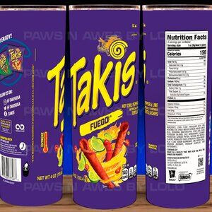 Takis Fuego Chips Cup Mug Tumbler 20oz